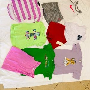 Lot of 9 - girls size 5 clothing - assorted brands
